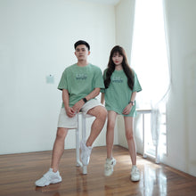 Load image into Gallery viewer, CUTEBUNNY UNISEX OVERSIZE TEE - WARM MINT
