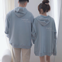 Load image into Gallery viewer, IRREPLACEABLE UNISEX HOODIE - BLUE
