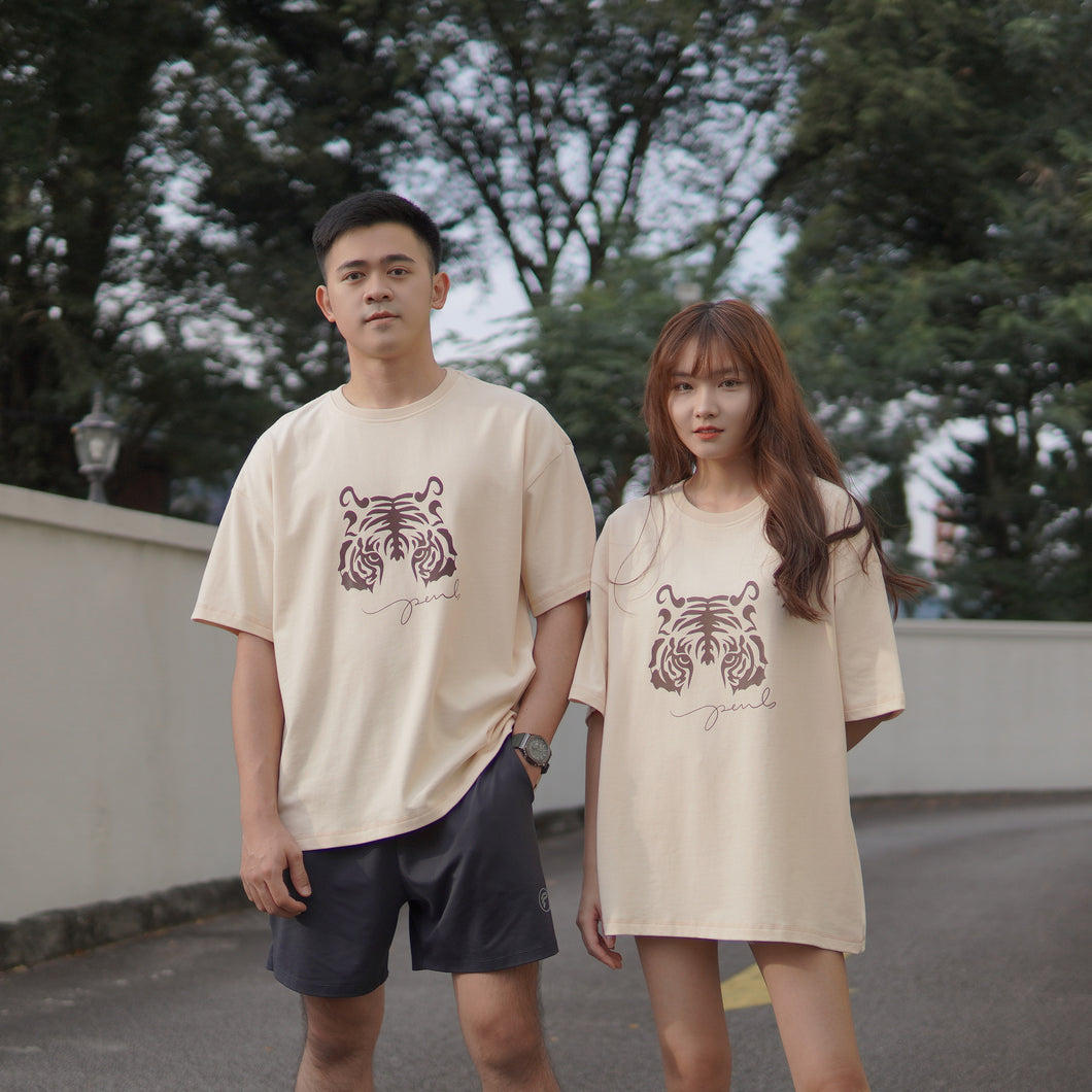 Conqueror Unisex Oversize Tee -  Latte