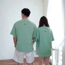 Load image into Gallery viewer, CUTEBUNNY UNISEX OVERSIZE TEE - WARM MINT
