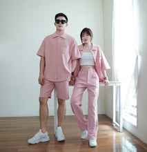 Load image into Gallery viewer, PENB UNISEX OVERSIZE WAFFLE BLOUSES - PINK
