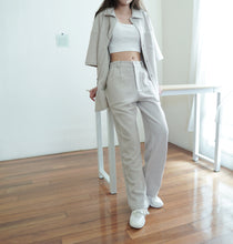 Load image into Gallery viewer, PENB WOMEN’S WAFFLE TROUSERS - RICE
