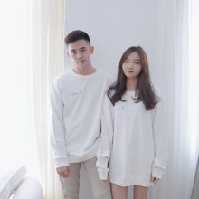 Load image into Gallery viewer, IRREPLACEABLE UNISEX SWEATER - WHITE
